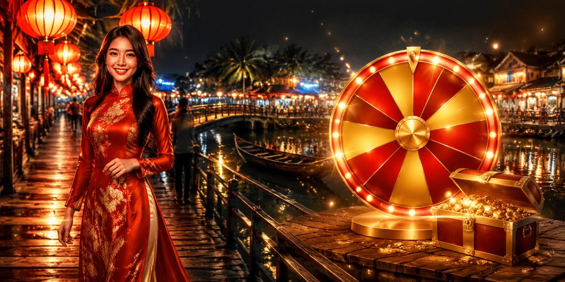 Sự kiện xổ số may mắn dành cho thành viên VIP tại chợ đêm sông Mekong