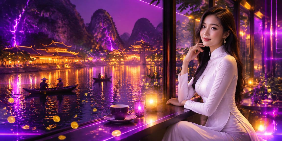 Bữa tiệc casino và giải trí tại Ninh Bình với không gian Áo dài truyền thống