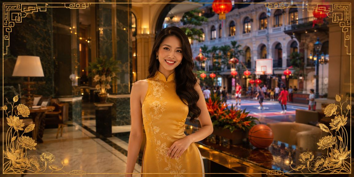 Khách VIP đang tham gia ván baccarat với dealer chuyên nghiệp